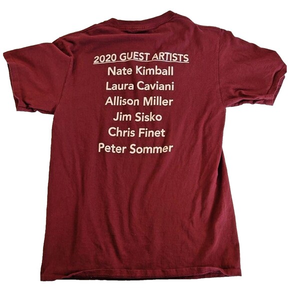 University of Montana 40th Annual Jazz Fest 2020 Short Sleeve T-Shirt Size Small - Picture 2 of 4